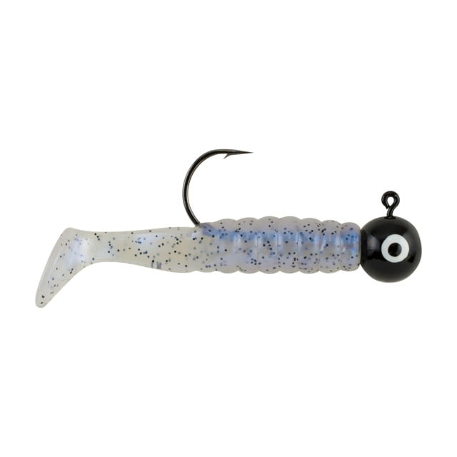 Johnson Swimming Paddletail Soft Bait 1/8 oz 2 1/8in / 5cm Hook Size 1 5 Hooks Blue Pearl Pepper