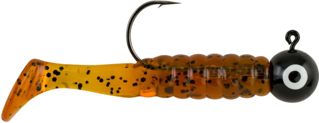 Johnson Johnson Swimming Paddletail Soft Bait 1/4 oz 2 1/8in / 5cm Hook Size 2/0 5 Hooks Pumpkinseed