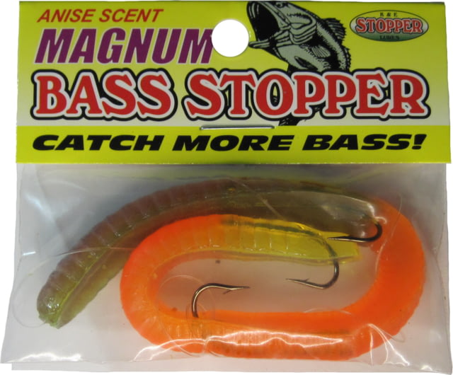K&E Bass Stopper Magnum Rigged Worms 66231