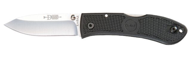 KA-BAR Knives Bob Dozier Hunter Folding Knife 3in Black Blade Foliage Green Handle KB