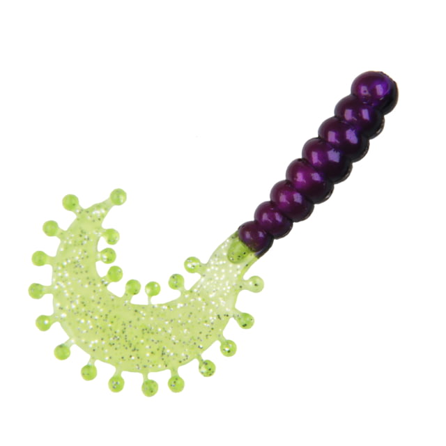 Kalin's Fishing Kalin 2in Triple Tickle Grub 10 Pack Purple Rain