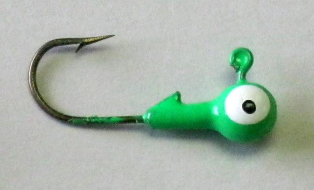 Kalin's Fishing Kalin Roundhead Jig 1/8oz Size 1 Hook Lime Green 10/Pack