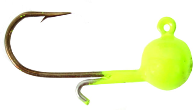 Kalin's Fishing Kalin Triple Threat Crappie Jighead 1/32oz Chartreuse 10/Pack