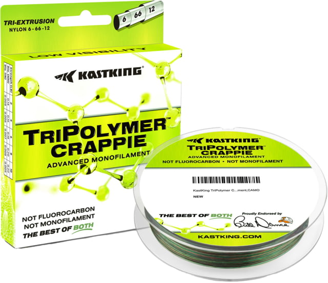 Kast King World's Premium Monofilament Fishing Line Camo 4 lb/110 yd