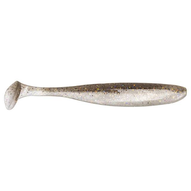 Keitech Easy Shiner Rainbow Shad 4in Shad Shaped Paddletail Swimbait 7Pk Blister Pack Squid Scent Infused