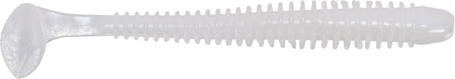 Keitech Swing Impact French Pearl 3.5in Paddletail Swimbait 8Pk Blister Pack Squid Scent Infused