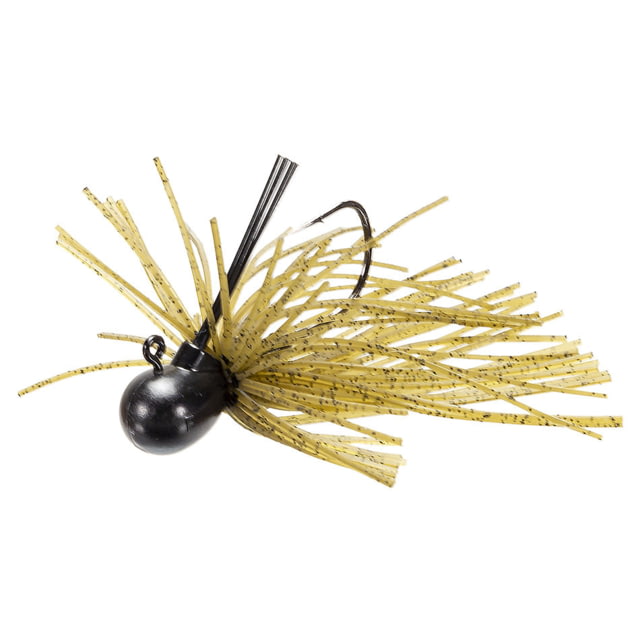 Keitech Tungsten Guard Spin Jig Green Pumpkin 1/8oz Custom #2 Hook Fiber Guard Sr40 Skirted Finesse Jig 1/Bg