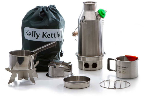 Kelly Kettle Trekker & Kit Stainless Steel