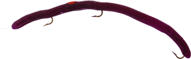 Kelly's Pier Boy Special Pre-Rigged Plastic Worm 5 1/2in 3 Number 6 Hooks Orchid Petal