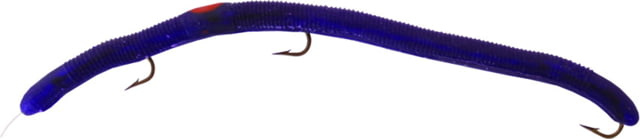 Kelly's Pier Boy Special Pre-Rigged Plastic Worm 5 1/2in 3 Number 6 Hooks Purple Wild Grape