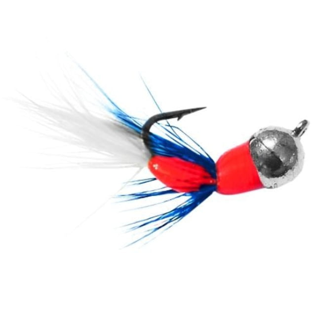 Kenders Outdoors Akua Flare Jig Silver/Red/White/Blue 3.8mm