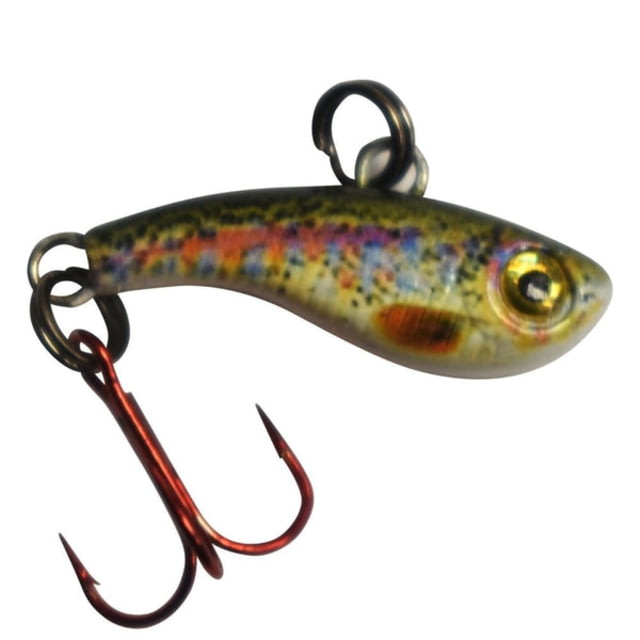 Kenders Outdoors Tungsten T-Rip Mini Vibe Bait Rainbow Trout 1/2in