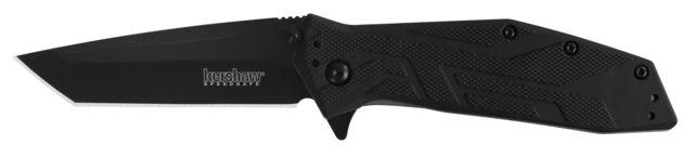 Kershaw Brawler Assisted Folding Knife 3in 8Cr13MoV Tanto Blade Glass-Filled Nylon Handle Box