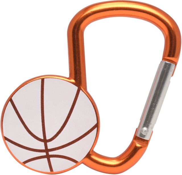 KeyGear Sporty Carabiner Basketball  Orange