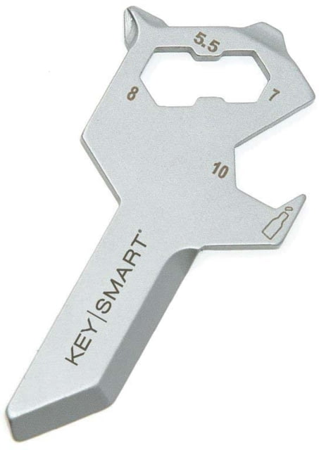 KeySmart 5-Tools-in-1 Alltul Multitool Wolf Stainless Steel