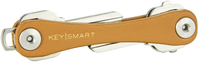 KeySmart Leather Compact Key Holder Tan Compact