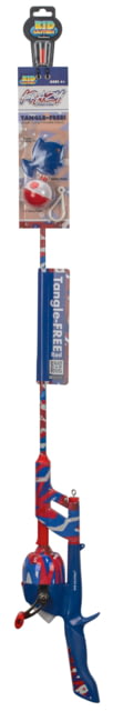 Kid Casters Krazy Americana Tangle-Free Combo 3.3-1