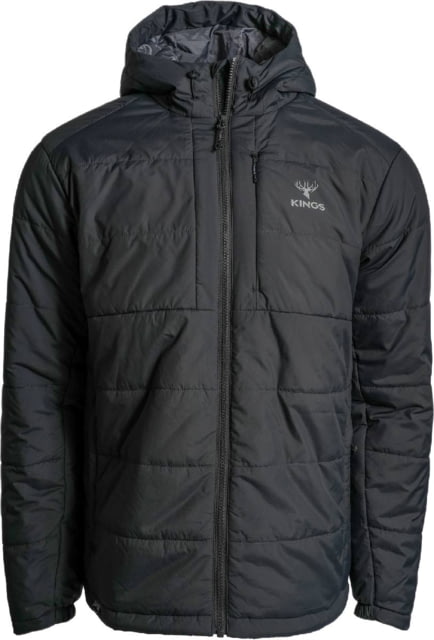 King's Camo XKG Transition Hooded Jacket - Men's Black Large