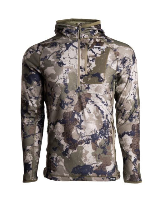 King's Camo XKG Covert 1/2 Zip Hoodie w/Face Mask - Mens XK7 2XL