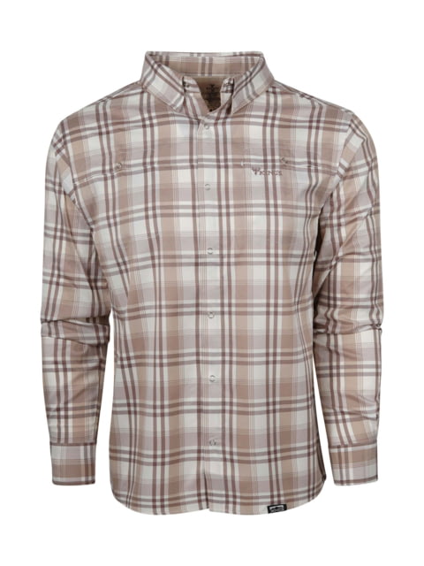 King's Camo XKG Sonora Vented Long Sleeve Shirt - Mens Brown L