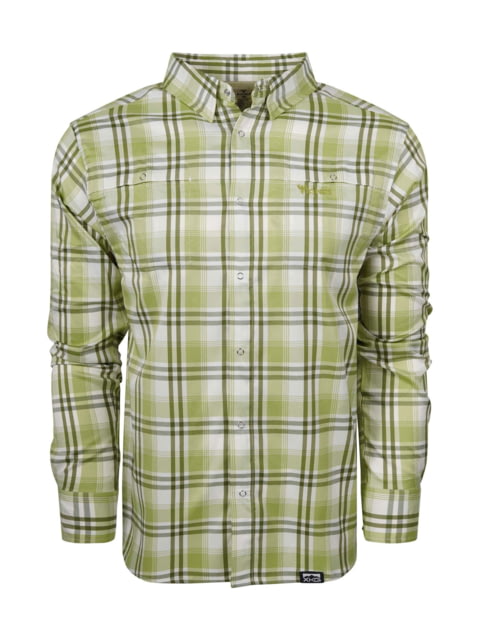 King's Camo XKG Sonora Vented Long Sleeve Shirt - Mens Moss Green 2X
