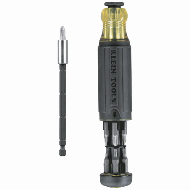 Klein Tools 14in1 Multi-Bit Adjustable Length Screwdriver Black/Yellow
