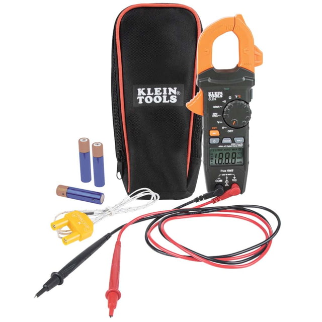 Klein Tools 400 Amps AC Auto-Ranging Digital Clamp Meter w/ Temp