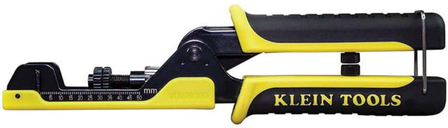 Klein Tools Extended Reach Multi-Connector Compression Crimper Black/Yellow
