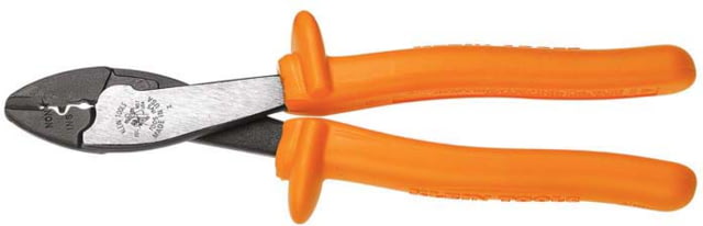 Klein Tools Insulated Crimping and Cutting Tool Orange