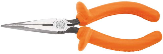 Klein Tools Long Nose Side-Cutters Pliers Insulated 7In Orange