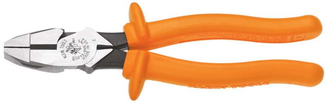 Klein Tools Side Cutting Pliers New England Insulated 9In Orange