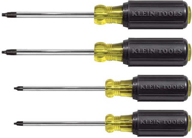 Klein Tools Square Reces Screwdriver Set 4Piece Black/Yellow