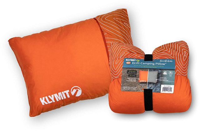 Klymit Drift Car Camp Pillow Orange Large