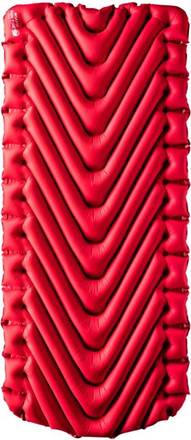 Klymit Insulated Static V Luxe Sleeping Pad Red Extra Large