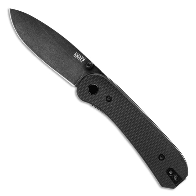 Knafs Lander 1 Pocket 2.75in Folding Knife G10 Handle D2 Blade Drop Point Black/Black