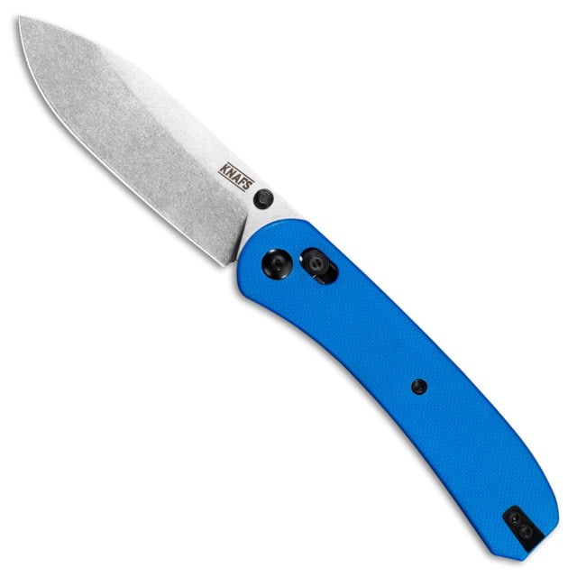 Knafs Lander 2 Pocket 3.25in Folding Knife G10 Handle Clutch Lock S35VN Drop Point Blue/Silver