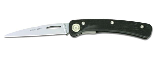 Knives of Alaska Featherlight Bird D2 Trout Suregrip Handle Black