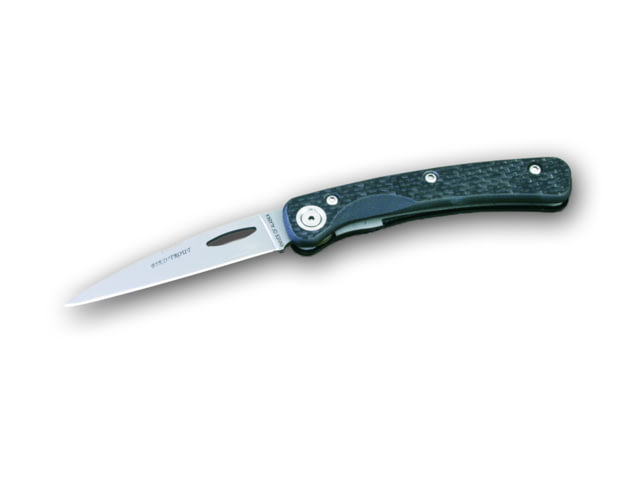 Knives of Alaska Featherlight Bird D2 Trout Suregrip Handle w/Clip Black