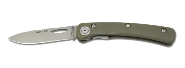 Knives of Alaska Featherlight Hunter D2 Knife G-10 OD Handle Olive Drab