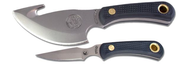 Knives of Alaska Light Hunter D2 Cub Combo Suregrip Handle Black