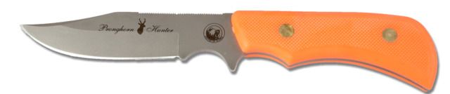 Knives of Alaska Trekker Series Pronghorn D2 Knife Suregrip Handle Hunters Orange