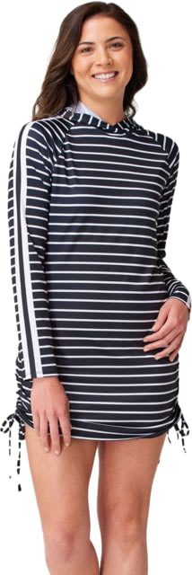 Krimson Klover Mandy Tunic Sunshirt - Women's Bl & Wh Stripe Small