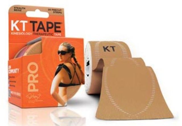 KT Tape Pro Synthetic Tape Pre-Cut Beige