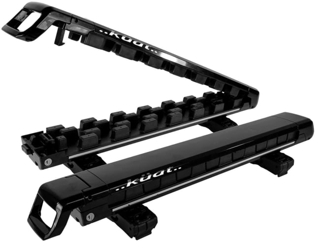 Kuat Grip Ski Rack - Black Metallic with Gray Anodize - 4 Ski Black Metallic with Gray Anodize