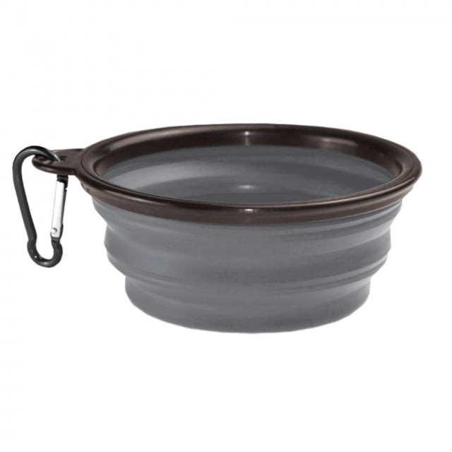 Kuma Outdoor Gear Kuma Outdoor Gear 1 L Collapsible Silicone Bowl Black/Grey
