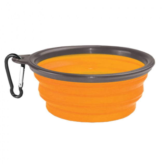 Kuma Outdoor Gear Kuma Outdoor Gear 1 L Collapsible Silicone Bowl Grey/Orange