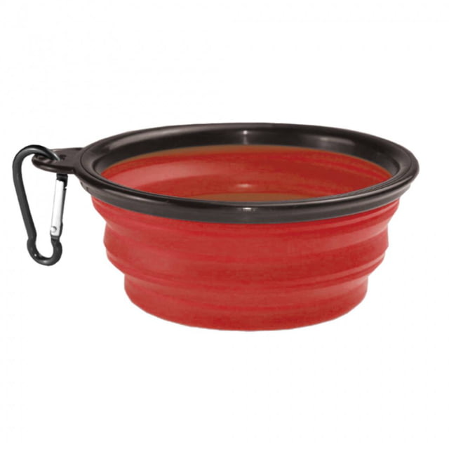 Kuma Outdoor Gear Kuma Outdoor Gear 1 L Collapsible Silicone Bowl Black/Red