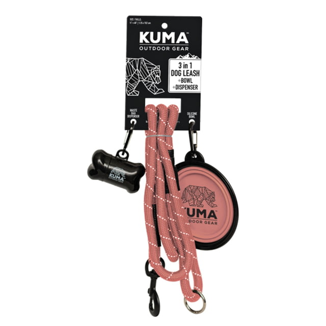 Kuma Outdoor Gear Kuma Outdoor Gear 3 in 1 Dog Leash Flamingo