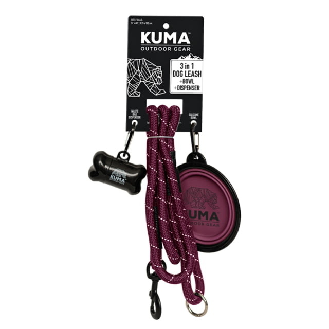 Kuma Outdoor Gear Kuma Outdoor Gear 3 in 1 Dog Leash Purple/Grey