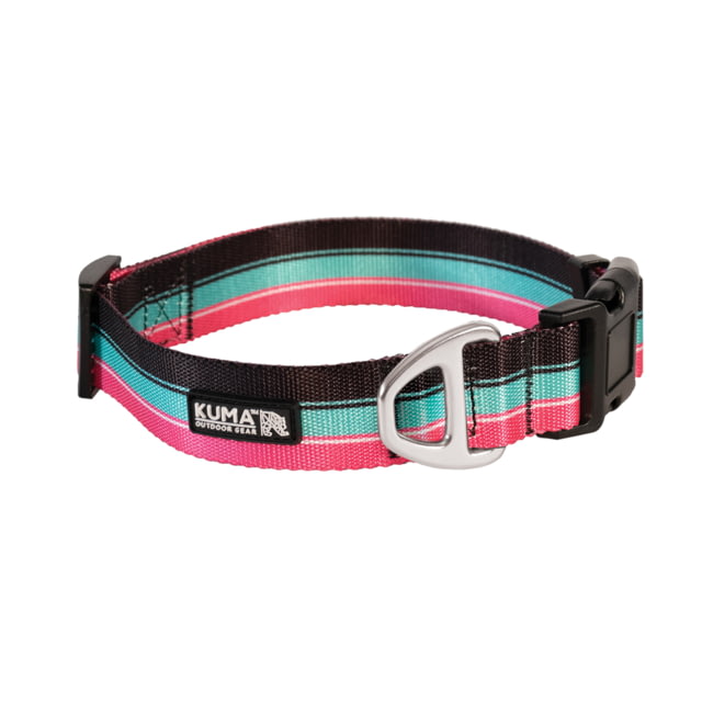 Kuma Outdoor Gear Kuma Outdoor Gear Backtrack Dog Collar Small 11-14in Vice Black/Pink/Teal